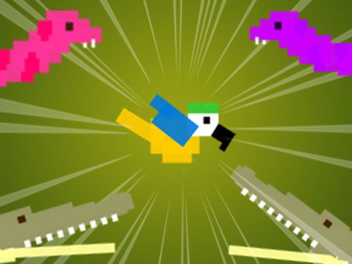 Blocky Parrot - browser game screenshot