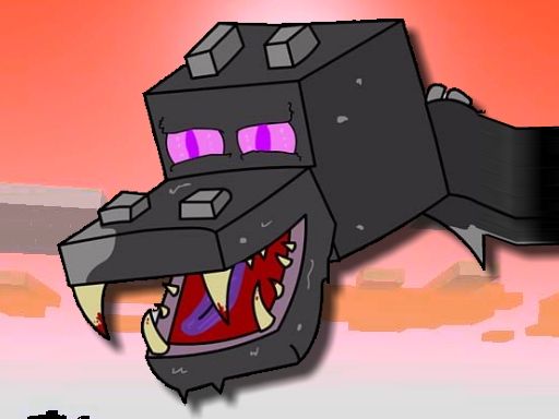 Minecraft Ender Dragon Adventure - browser game screenshot