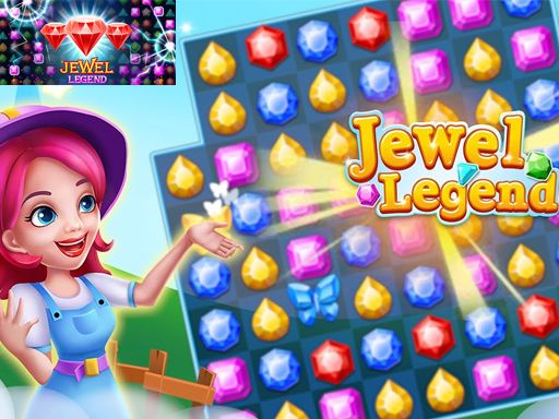 Jewels Legend - Match 3 Puzzle - browser game screenshot