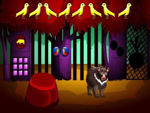 Bear Escape - browser game screenshot