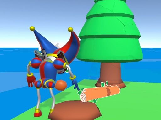Digital Circus Town Builder - browser game screenshot
