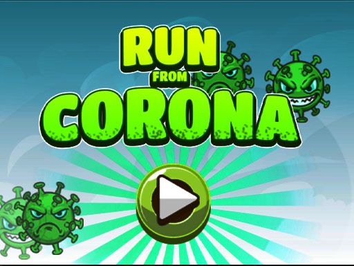 Run From Corona Virus - browser game screenshot