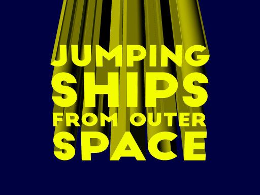 Jumping ships from outer space - browser game screenshot