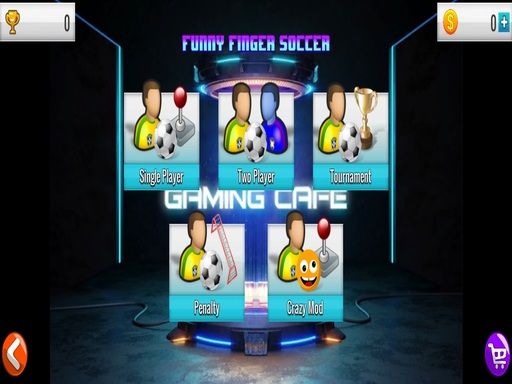 Funny Finger Soccer - browser game screenshot