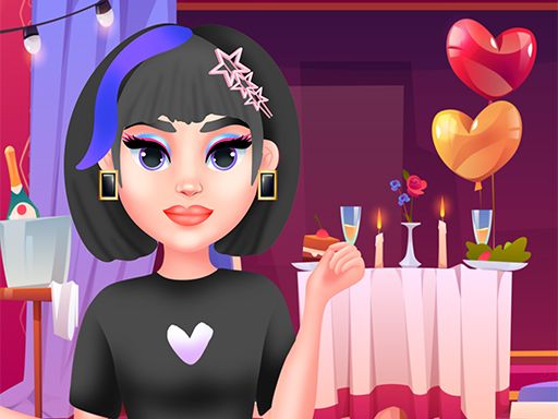Valentines Day Makeup - browser game screenshot