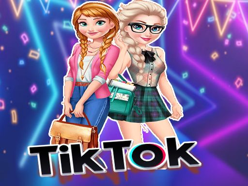 TikTok Trend: Elsa Frozen - browser game screenshot
