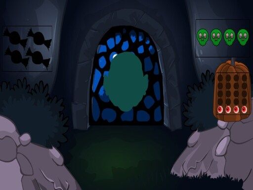 Green Monster Forest Escape - browser game screenshot