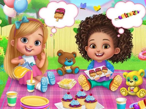 Babysitter Party Caring Games - browser game screenshot