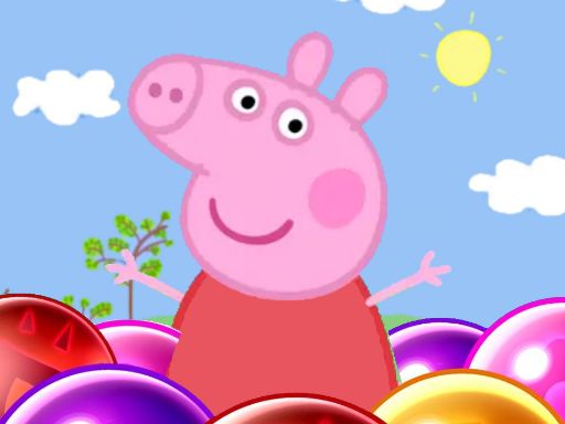 PEPPA PIG BUBBLE - browser game screenshot