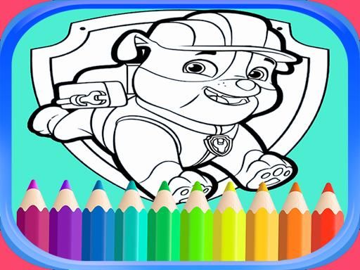 PAW Patrol Coloring Book for Puppy patrol for kids - browser game screenshot