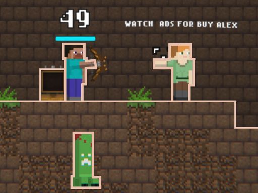 Minecraft Wars - browser game screenshot