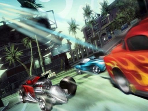 Highway Desert Race - browser game screenshot