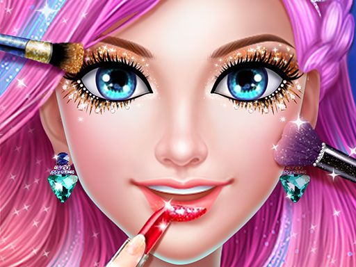 Mermaid Dress up & Makeover - Color by Number - browser game screenshot