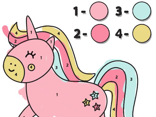 Color And Numbers - browser game screenshot