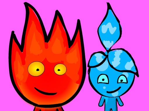Fireboy and Watergirls.IO - browser game screenshot
