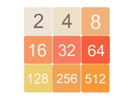 2048 - Puzzle Game - browser game screenshot