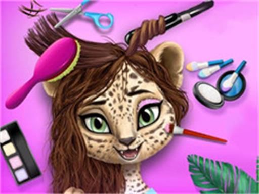Jungle Animal Summer Makeover Game - browser game screenshot