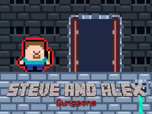 Steve and Alex Dungeons Steve and Alex Dungeons - browser game screenshot