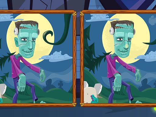 Halloween Find the Differences Halloween Find the Differences - browser game screenshot