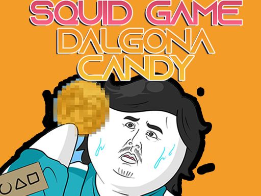 Squid Game Dalgona Candy - browser game screenshot