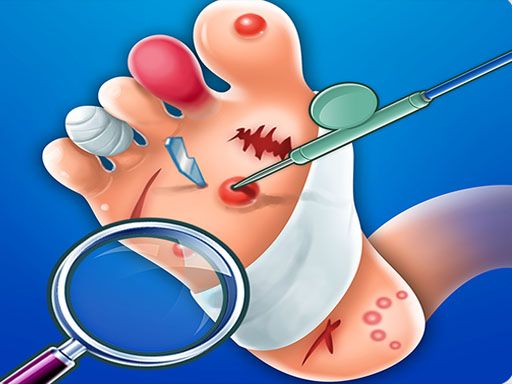 Feet s Doctor - browser game screenshot