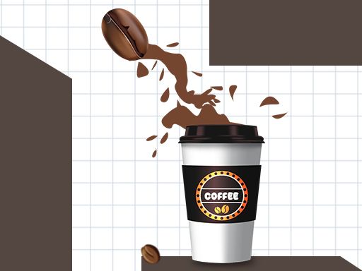 Fill the Coffee Cup - browser game screenshot