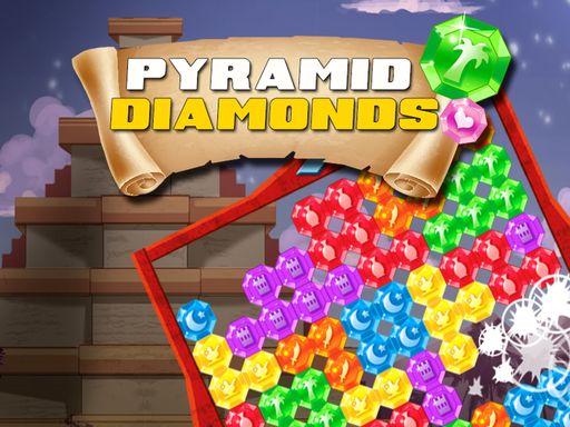 Pyramid Diamonds Challenge - browser game screenshot