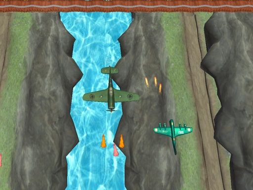 2D Game Ariplane Wars 1942 - browser game screenshot