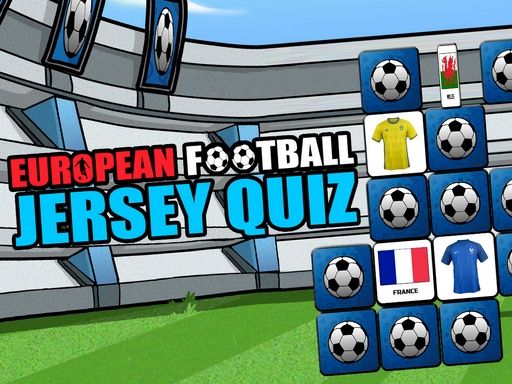 European Football Jersey Quiz European Football Jersey Quiz - browser game screenshot