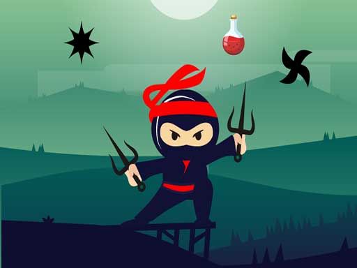 Somersault Ninja: Samurai Ninja Jump - browser game screenshot