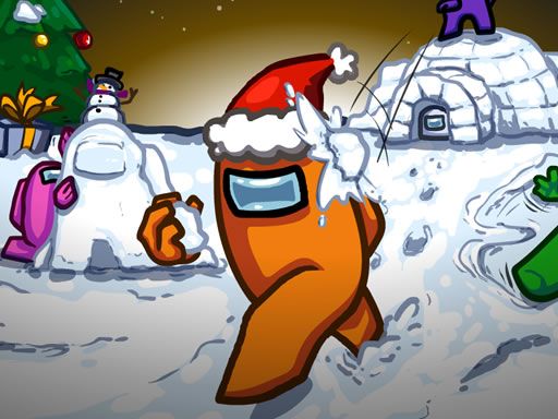 Among Us Christmas Memory - browser game screenshot