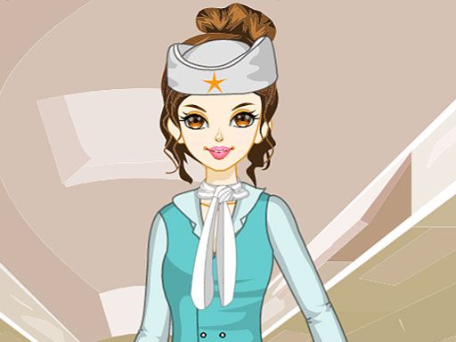 Air Hostess Dress up - browser game screenshot
