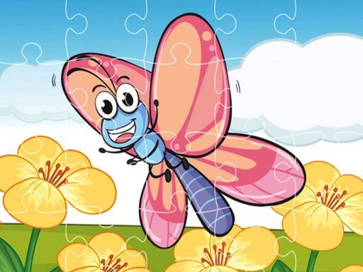 Butterflies Jigsaw - browser game screenshot