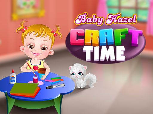 Baby Hazel Crafts Time - browser game screenshot