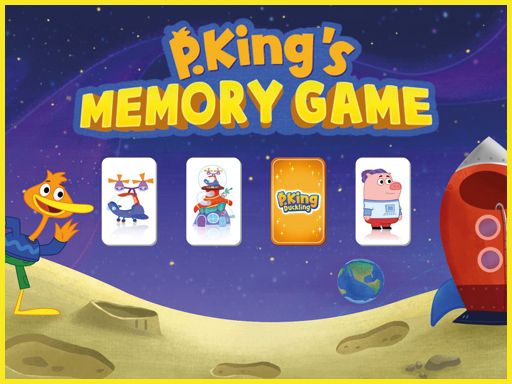 P. Kings Memory Game - browser game screenshot