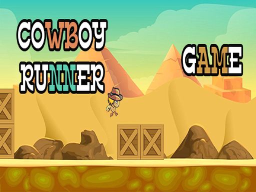 CowBoy Runs - browser game screenshot