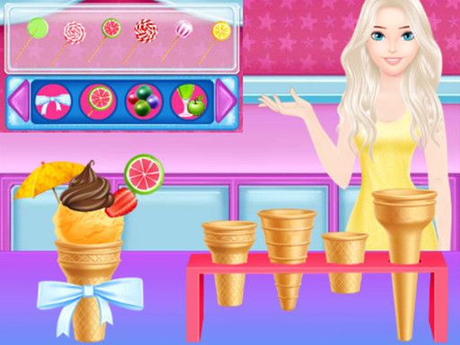 Yummy Dessert Shop - browser game screenshot