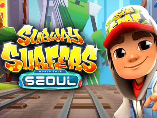 Subway Surfer Seoul - browser game screenshot