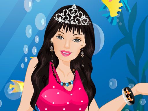 Barbie Mermaid Dressup - browser game screenshot