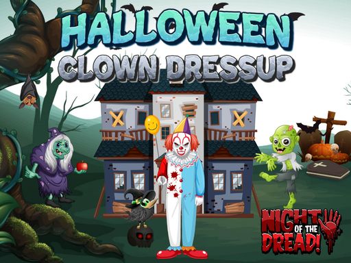 Halloween Clown Dressup Halloween Clown Dressup - browser game screenshot