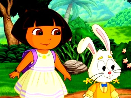 Dora Happy Easter Differences Dora Happy Easter Differences - browser game screenshot