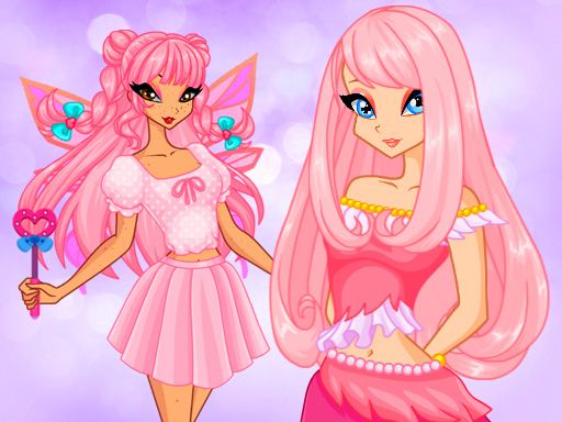 Fairies Heart Style - browser game screenshot