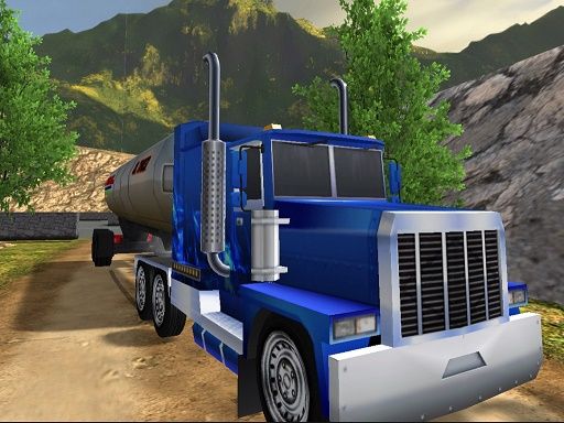Oil Tank Truck Driving Sim - browser game screenshot