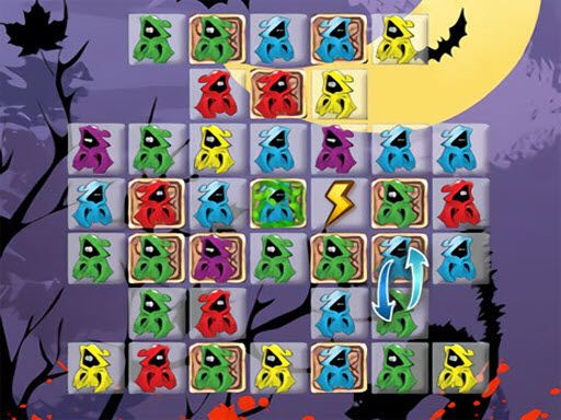 Halloween Match 3 - browser game screenshot
