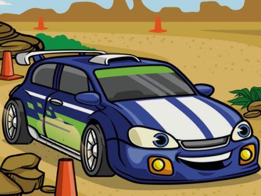 Racing Cartoons Jigsaw - browser game screenshot