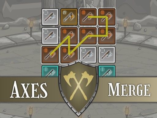 Axes Merge - browser game screenshot