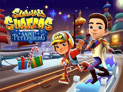 Subway Surfers St. Petersburg - browser game screenshot