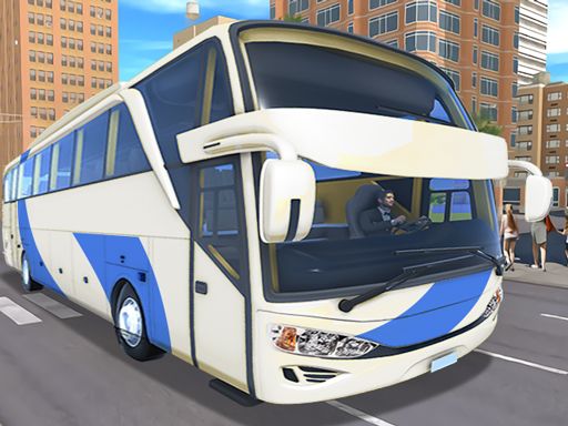City Bus Driving - browser game screenshot