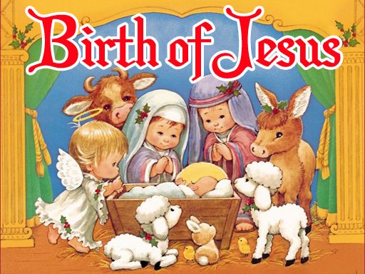 The Birth of Jesus Puzzle - browser game screenshot
