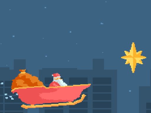 Christmas tap tap - browser game screenshot